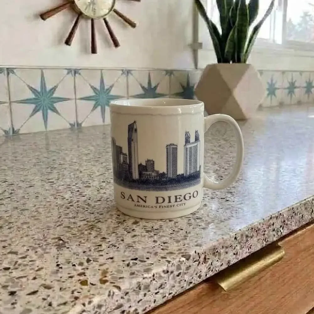 Starbucks San Diego City Mug 2006 Americas Finest City 18 oz Coffee Cup